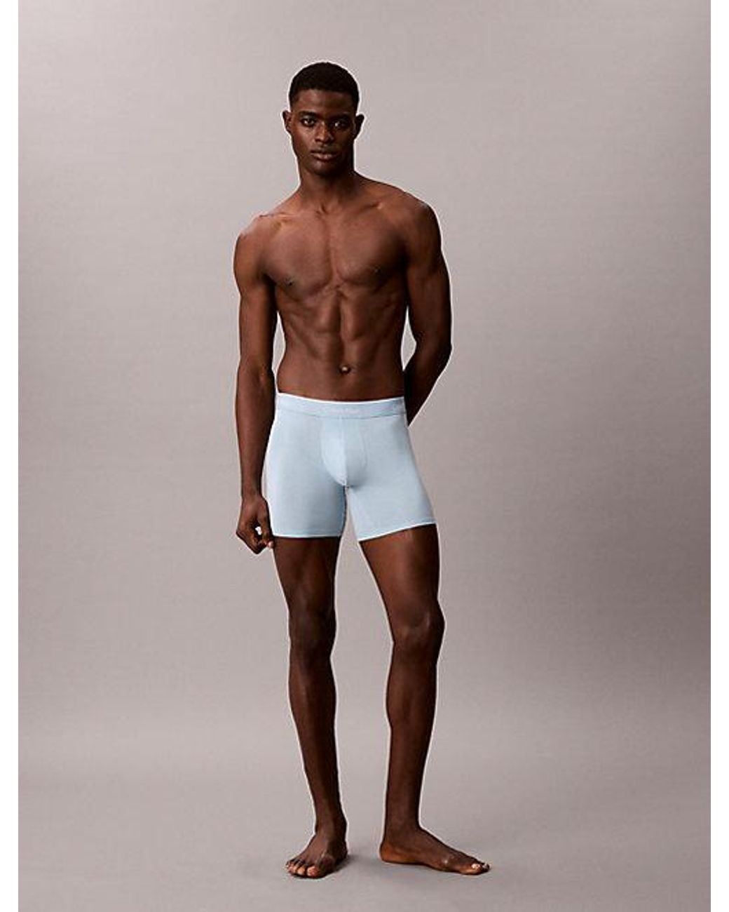 Calvin Klein Multicolor 5 Pack Boxer Briefs Icon Cotton Stretch for men