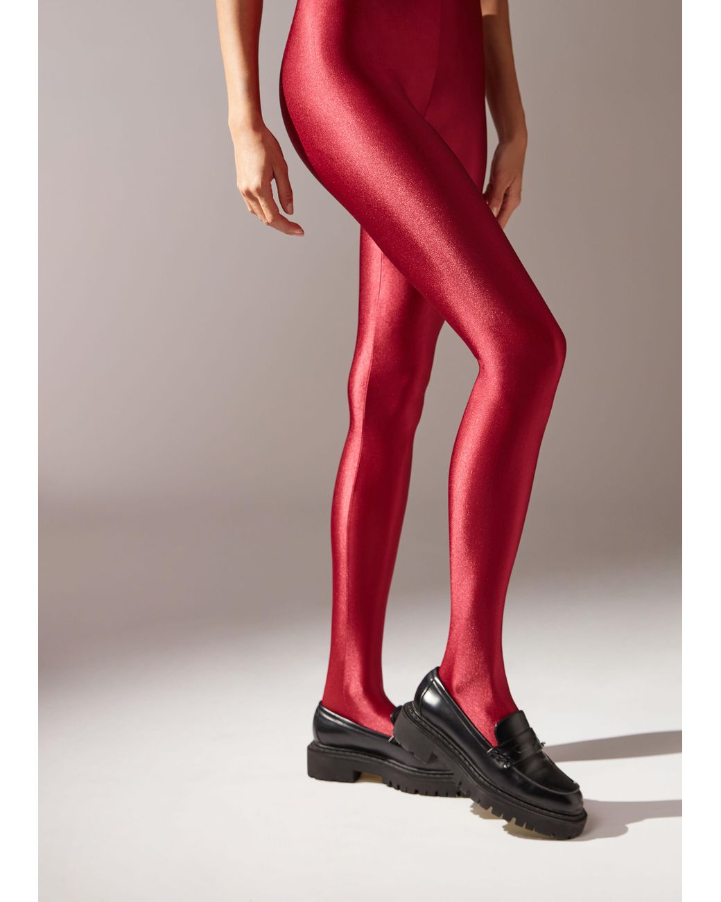 Calzedonia Super Shine Tights in Red Lyst UK
