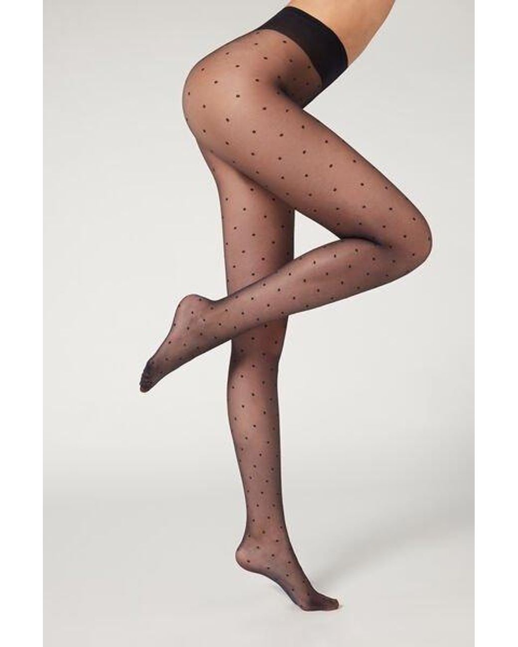 Calzedonia Sheer Polka Dot Tights in 
