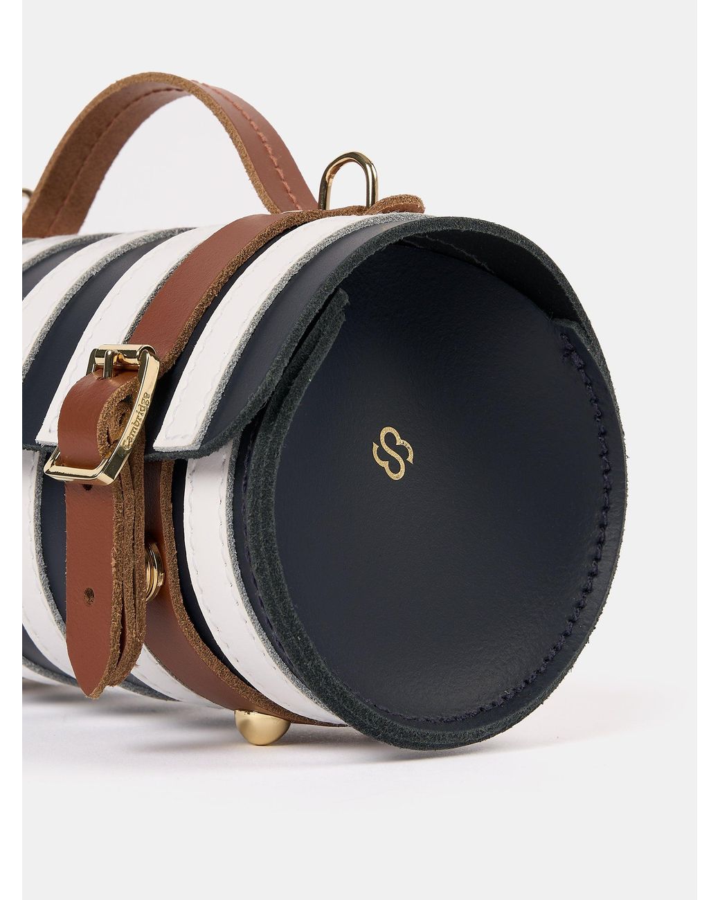 Cambridge Satchel Company White The Micro-Wide Bowls Bag
