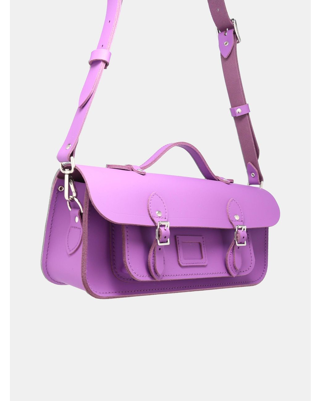 Cambridge Satchel Company Purple The Long Satchel