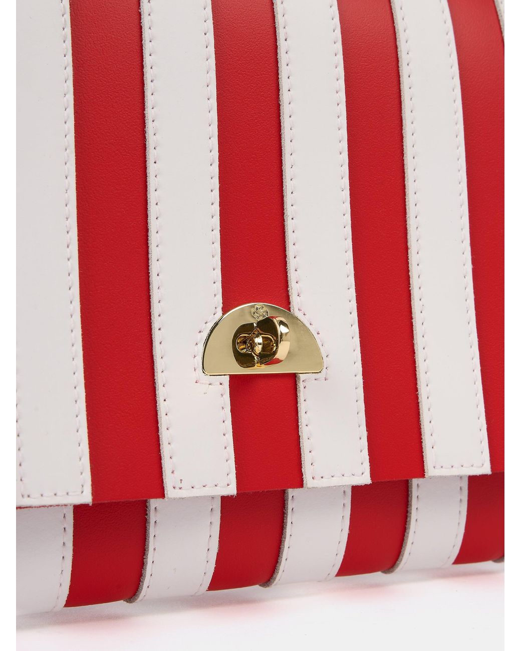 Cambridge Satchel Company Red The Oversized Twist Lock Pouch