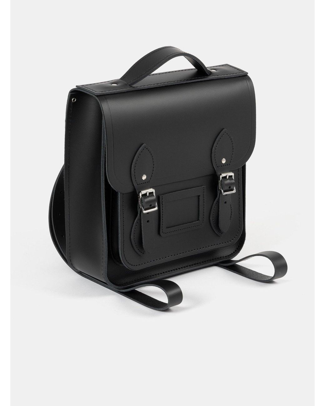 Cambridge Satchel Company Black The Small Portrait Backpack