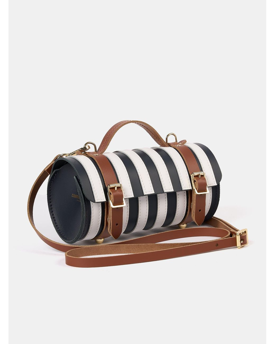Cambridge Satchel Company White The Micro-Wide Bowls Bag