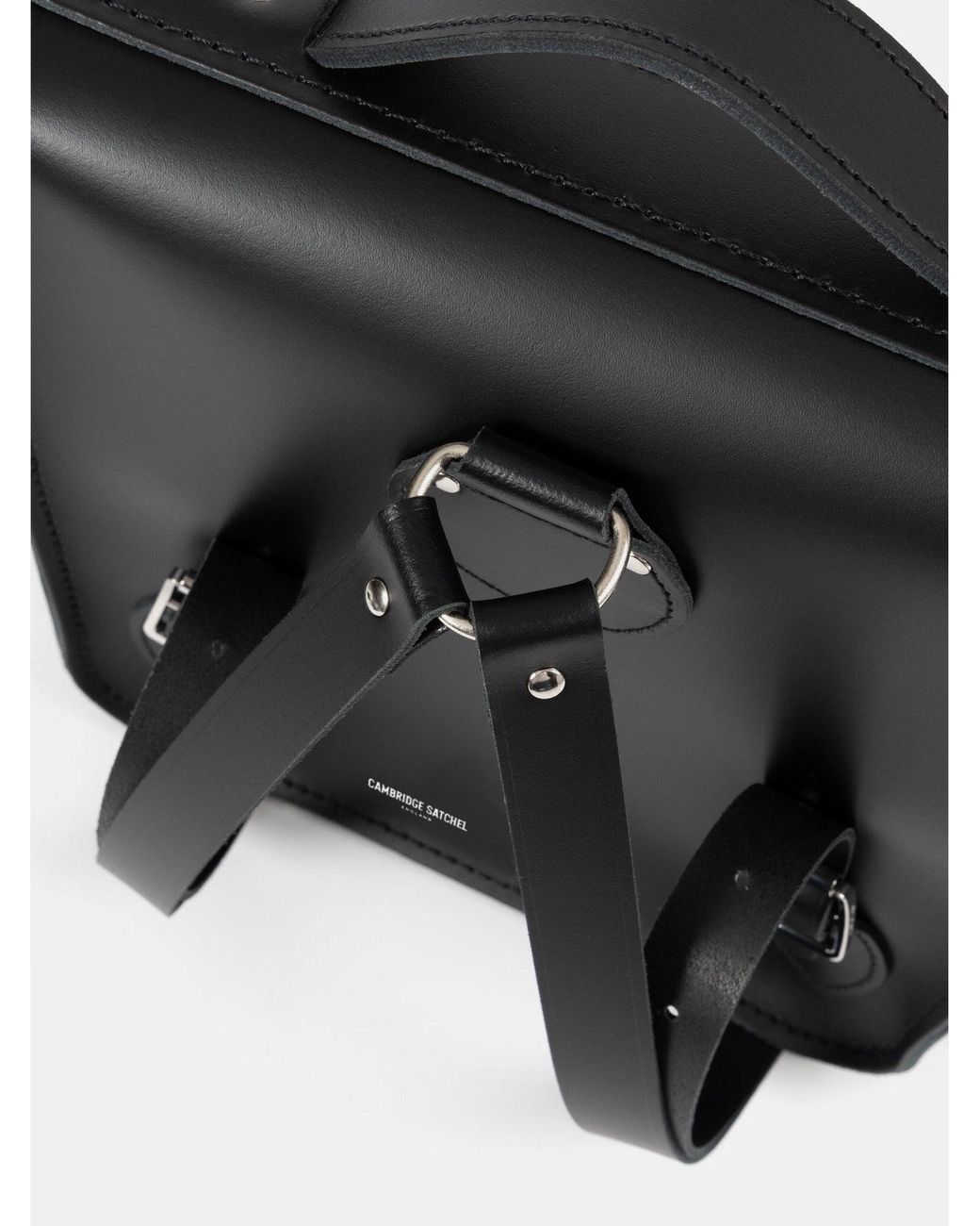 Cambridge Satchel Company Black The Small Portrait Backpack