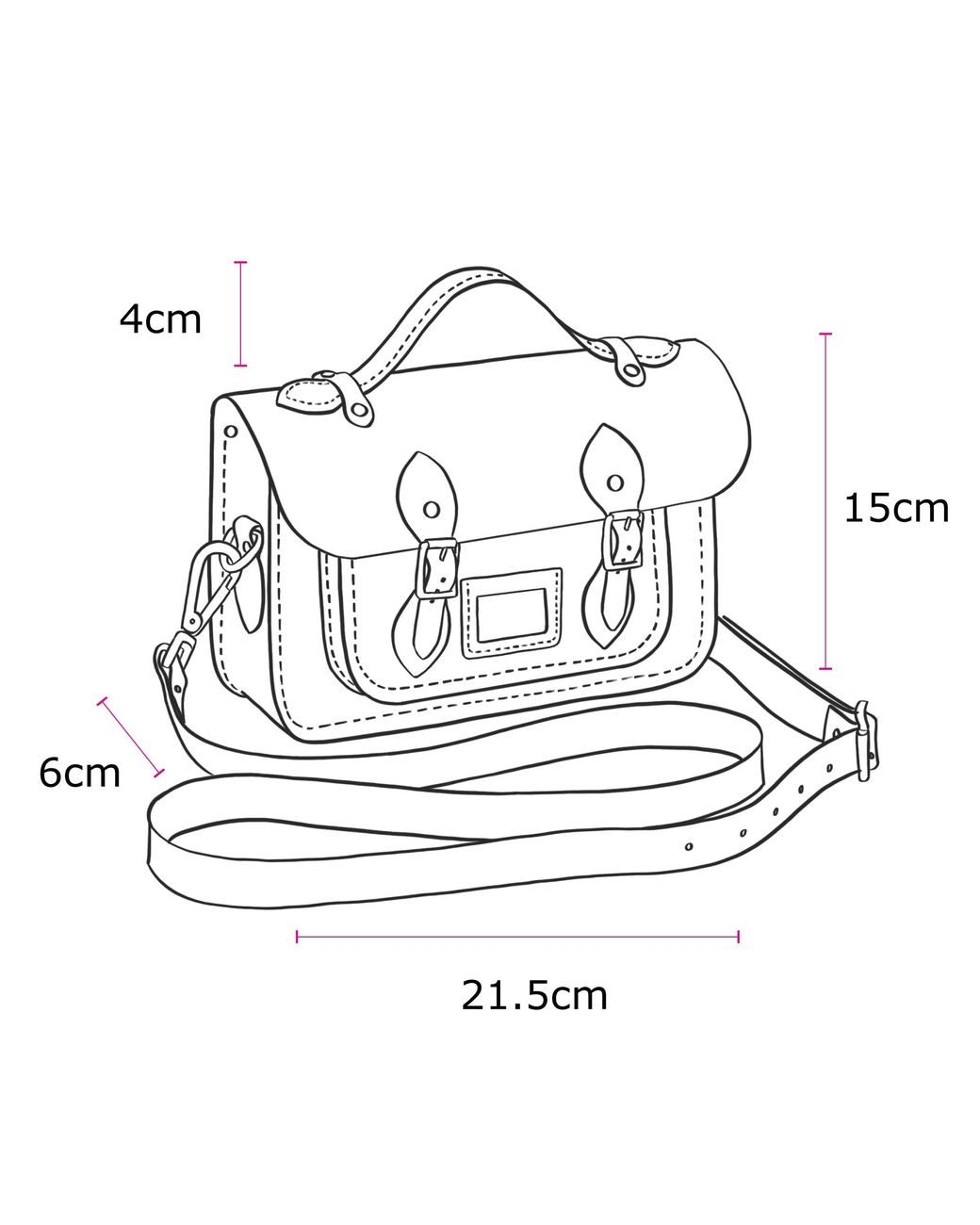 Cambridge Satchel Company Blue The Mini