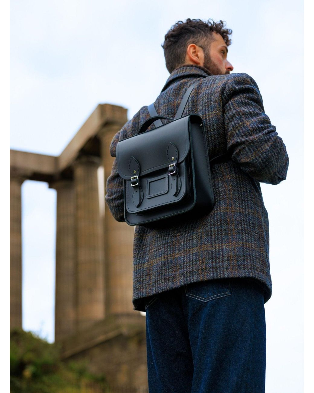 Cambridge Satchel Company Black The Small Portrait Backpack