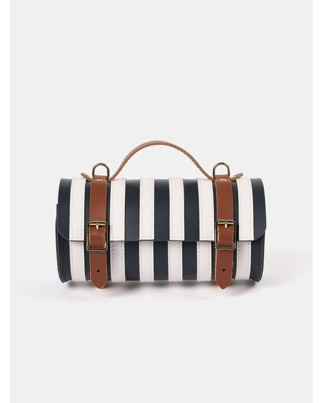 Cambridge Satchel Company White The Micro-Wide Bowls Bag