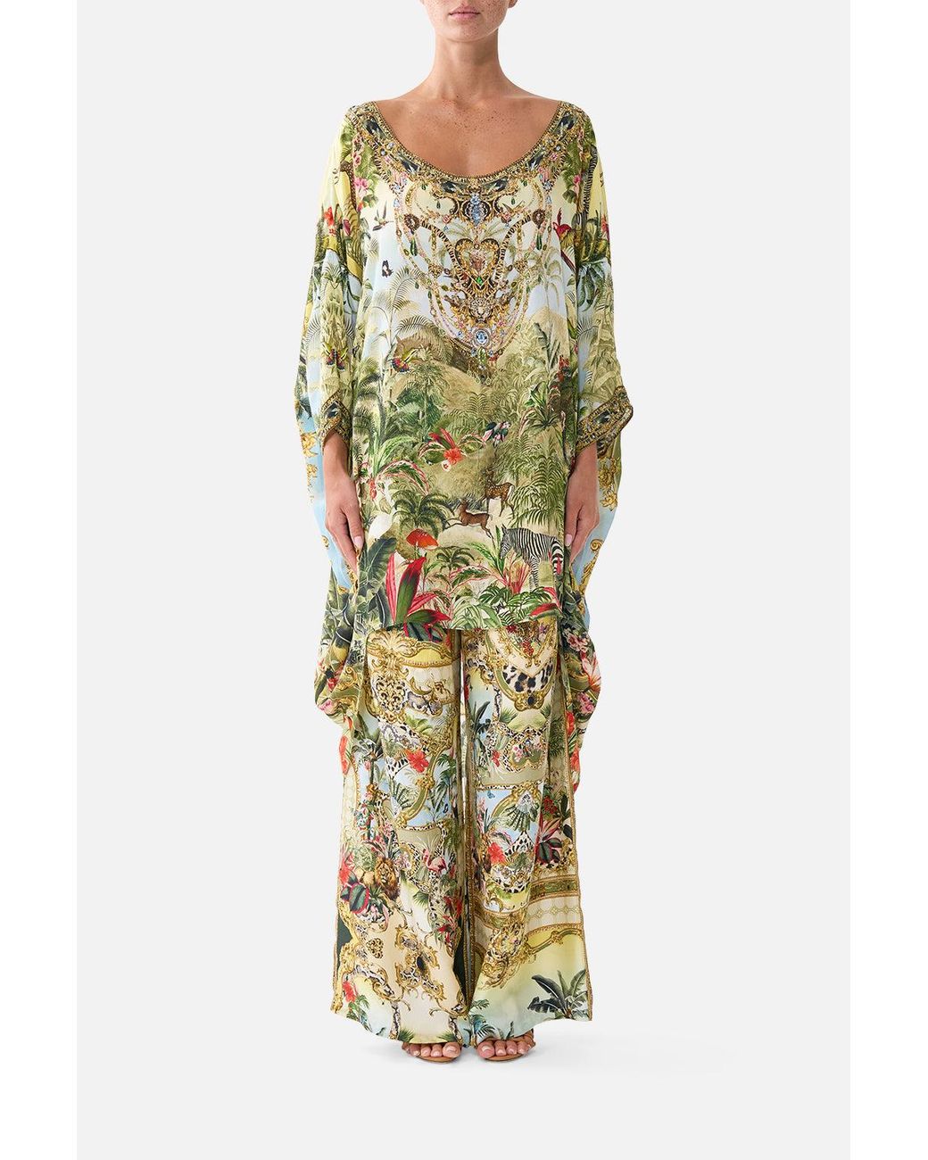 Camilla Metallic Scoop Back Hem Dress Wanderlust Empire