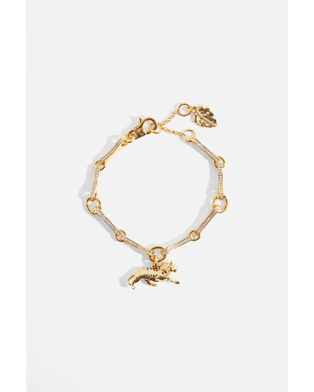 Camilla Metallic Gilded Realms Leopard Bracelet