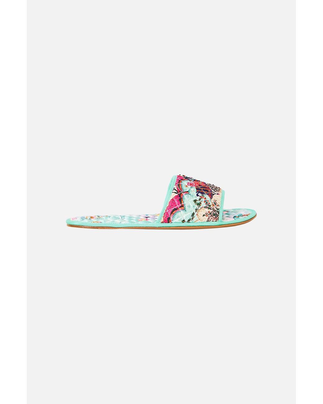 Camilla Blue Slippers With Travel Case Miniature Moments