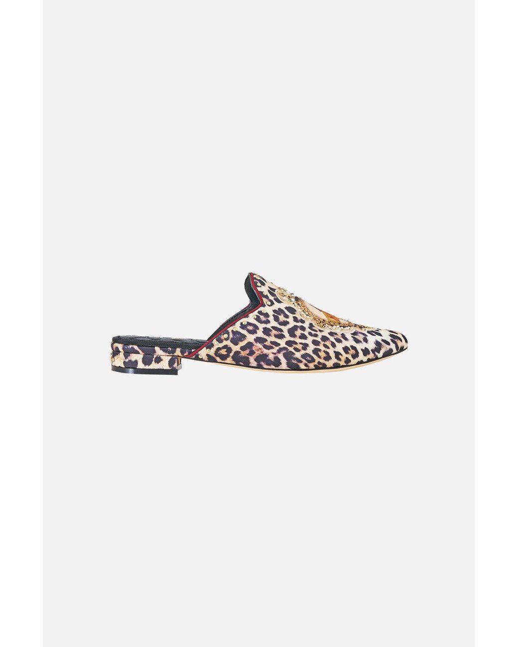 Camilla Brown Belle Embellished Slipper Leotigra Land