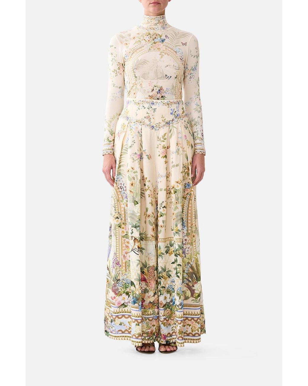 Camilla Natural Jersey Turtleneck Midsummer Masterpiece