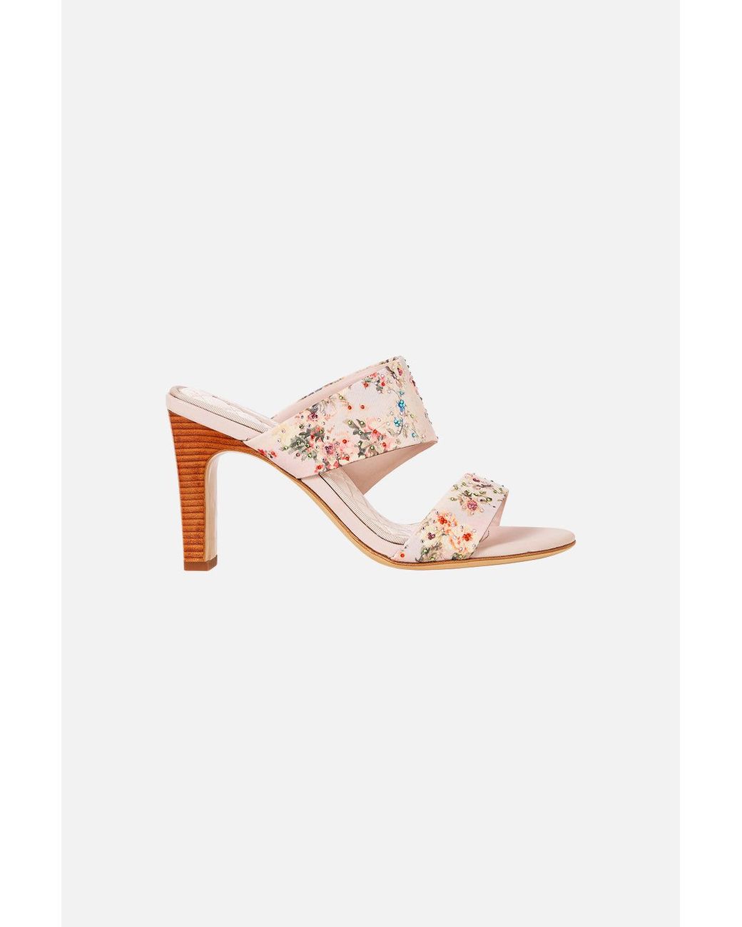 Camilla Pink Pamela Asymmetrical Heel Sandal Twilight