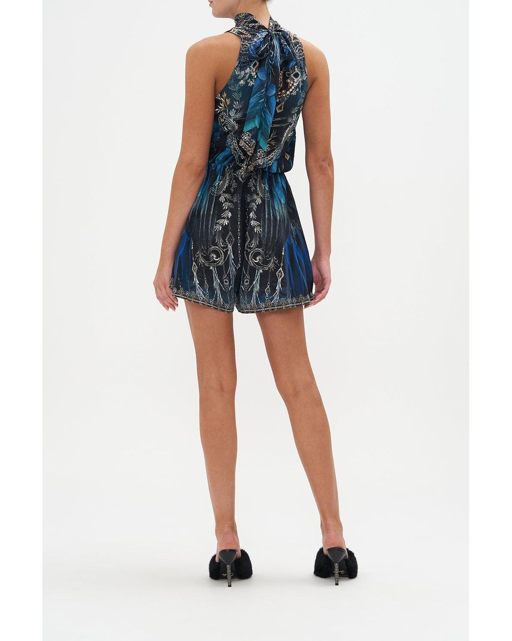 Camilla blue store playsuit