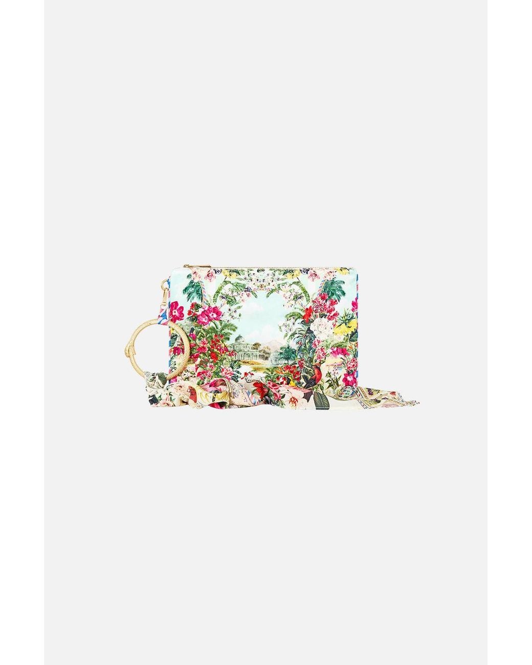 Camilla Green Ring Scarf Clutch La Belle Botanique