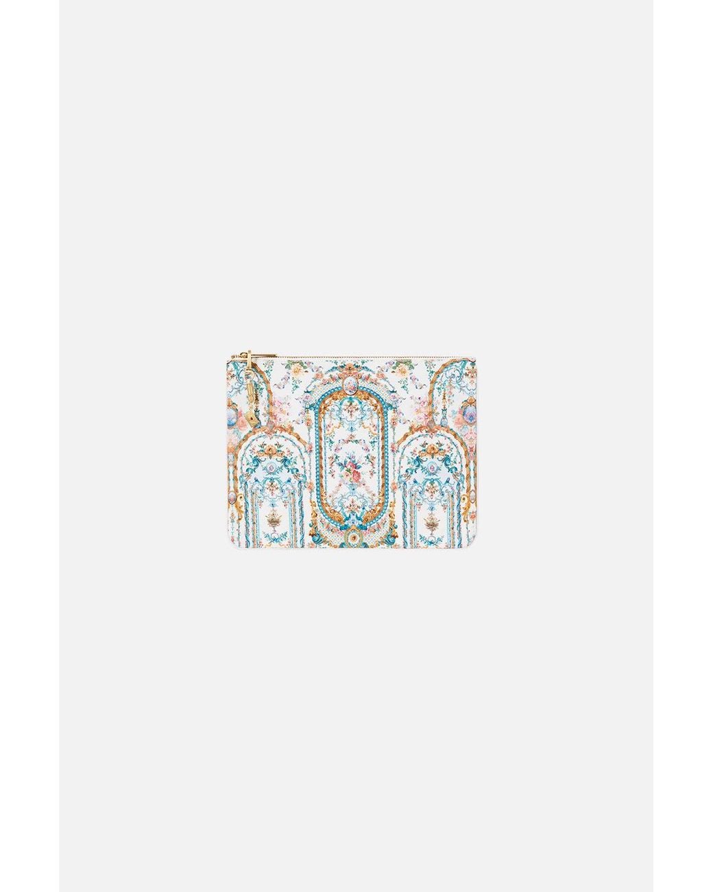 Camilla White Small Canvas Clutch Ballad Of The Bibliothèque