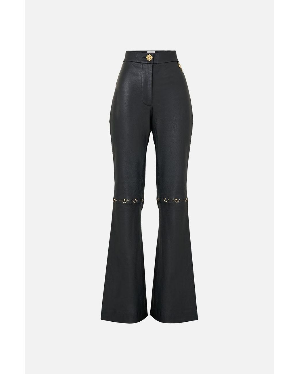 Camilla Black Tailored Leather Trouser The Secession Sessions