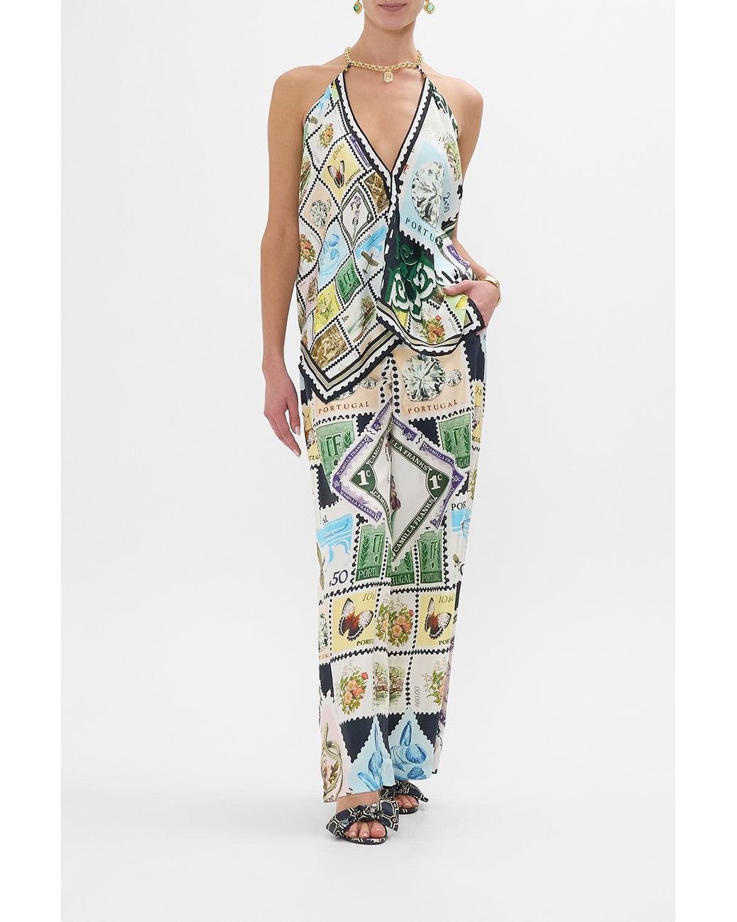 Camilla White Knotted Scarf Top My Porto Pen Pal