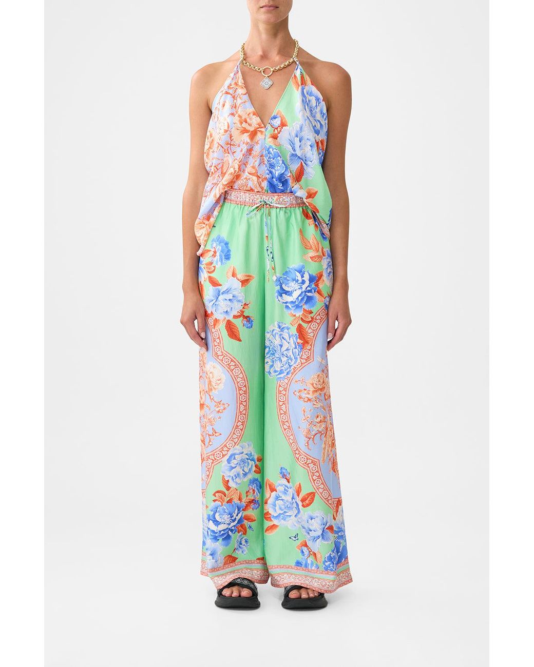 Camilla White Lounge Pant Topkapi Pop