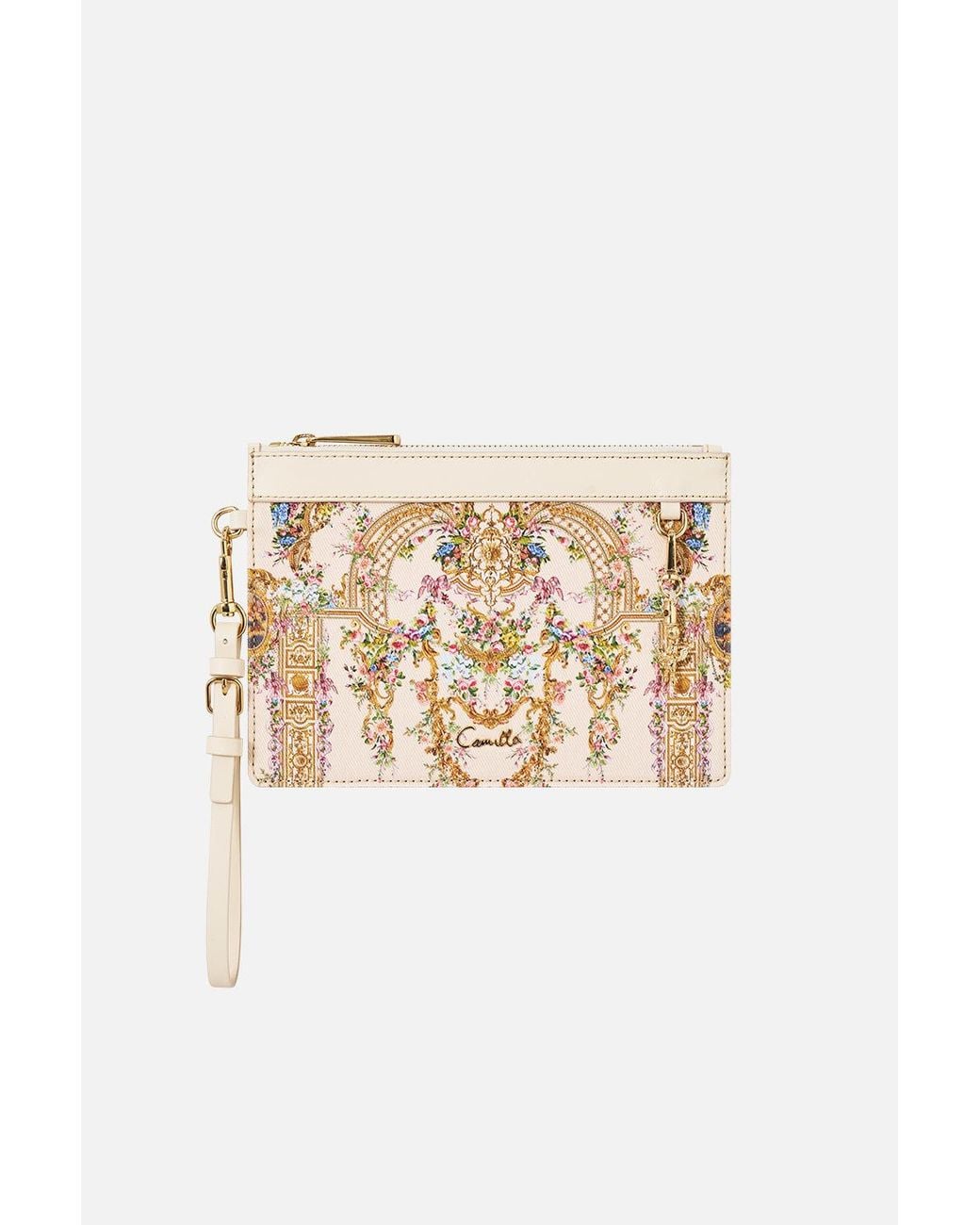 Camilla Natural Clutch With Wristlet A Certain Je Ne Sais Quoi