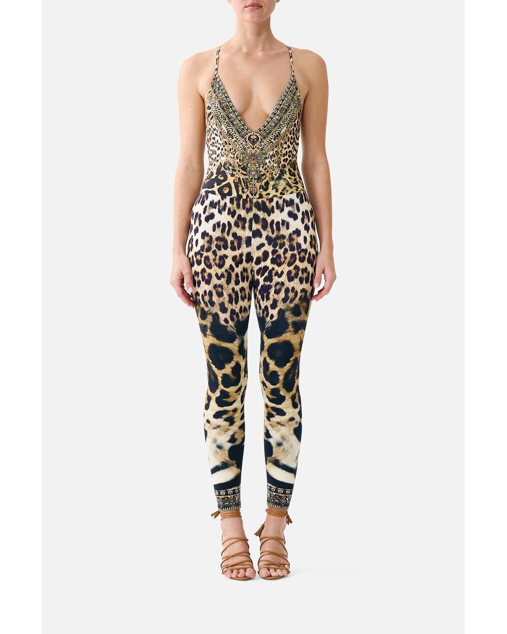 Camilla Brown Leggings Leotigra Land