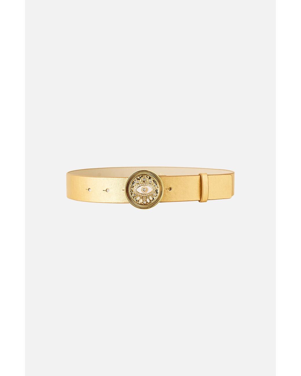 Camilla Metallic Evil Eye Belt