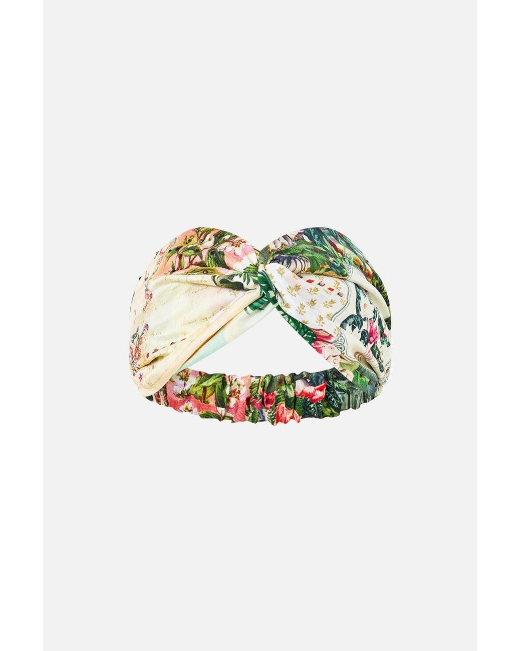 Camilla Green Woven Twist Headband La Belle Botanique