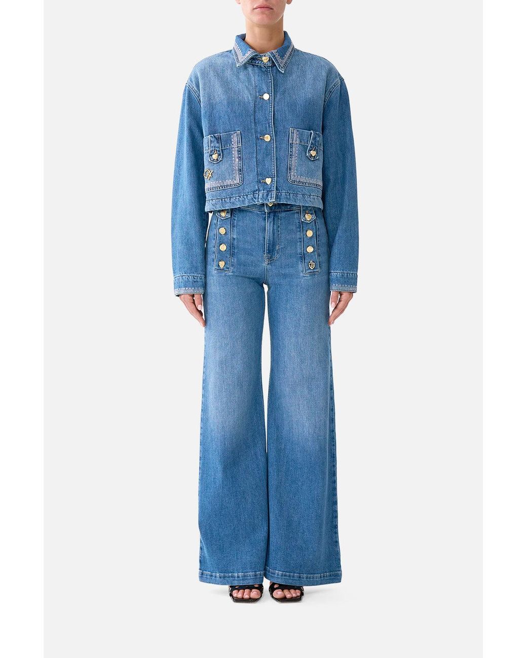 Camilla Blue Milla Hum Of Alhambra Cropped Jacket