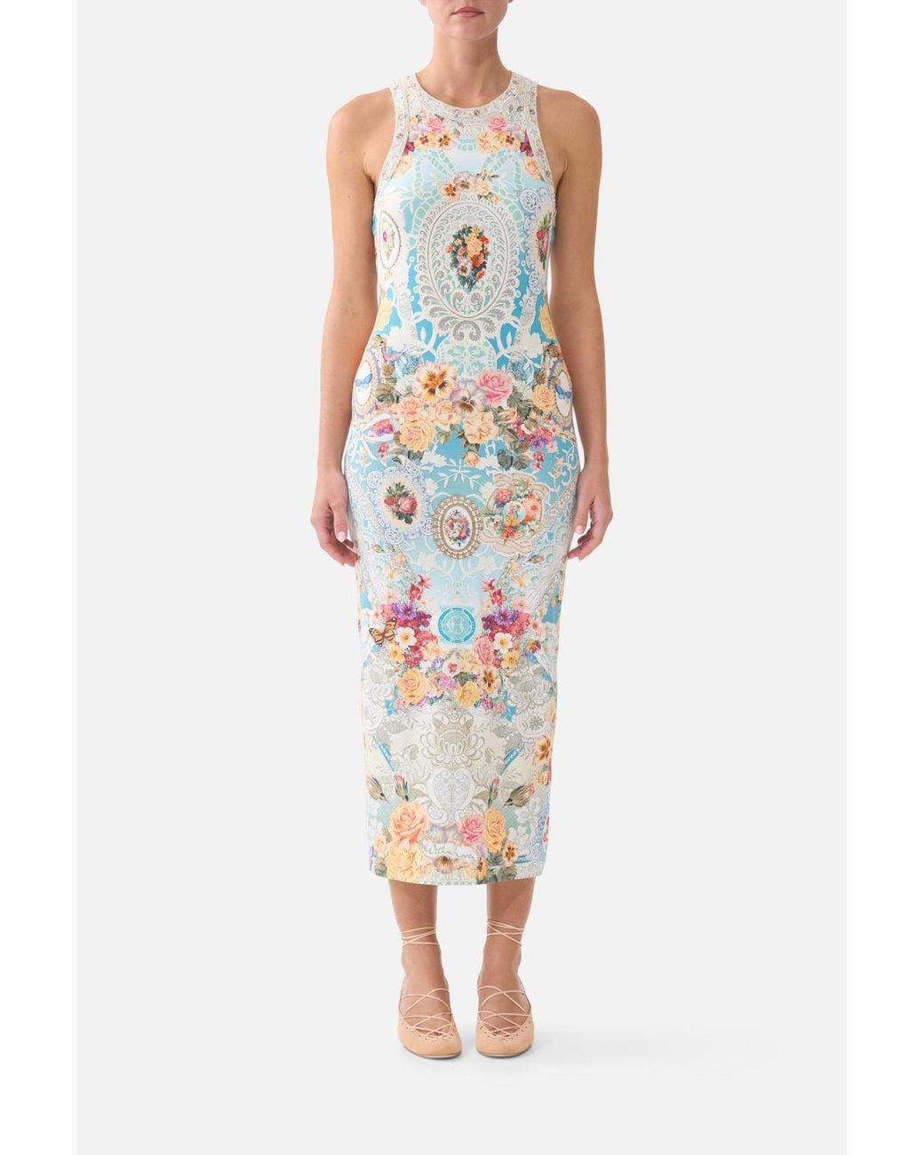 Camilla Blue Jersey Tank Dress A Taste For Lace