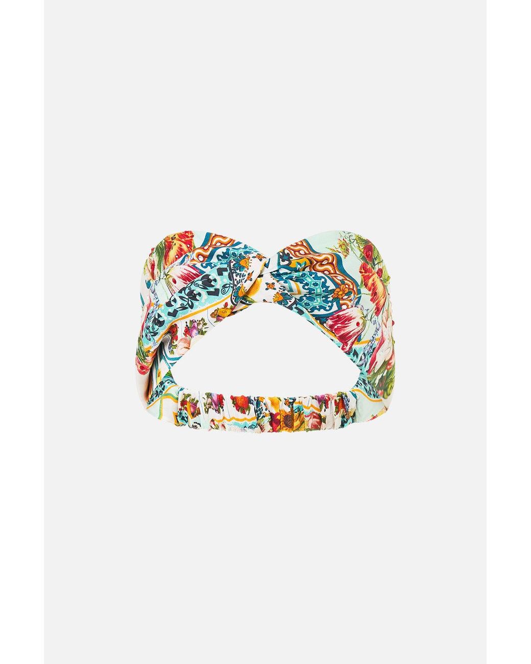 Camilla Blue Woven Twist Headband Magic Of The Mercado