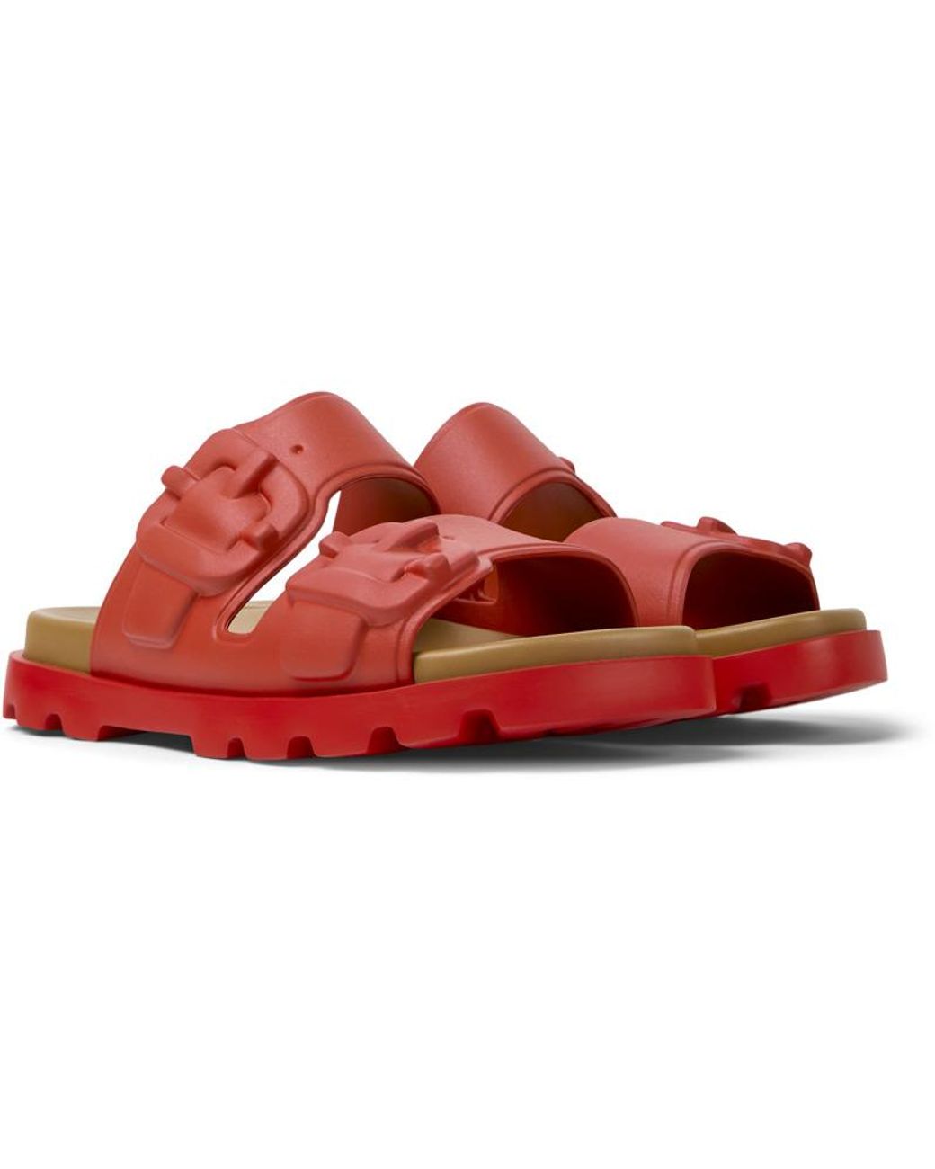 Camper Red Brutus Sandal for men