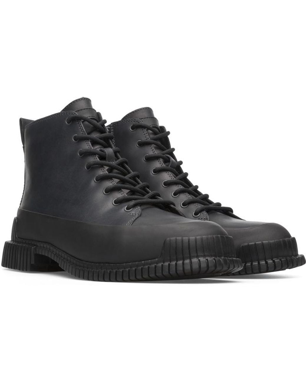 Camper Gray Ankle Boots