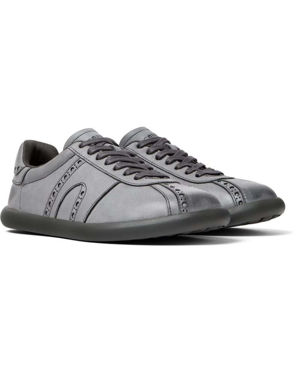 Camper Gray Twins Low-Top Sneakers