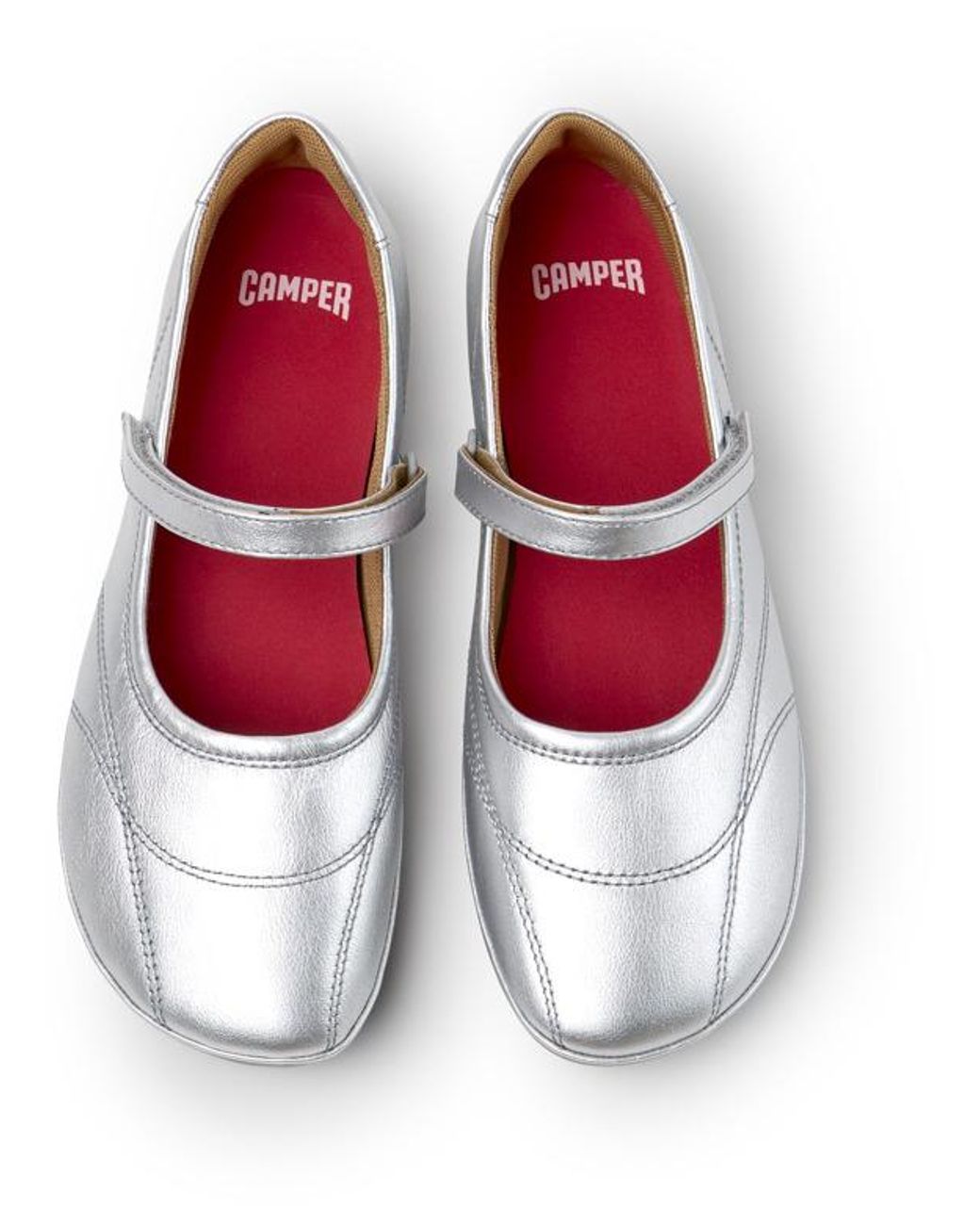 Camper White Ballerinas