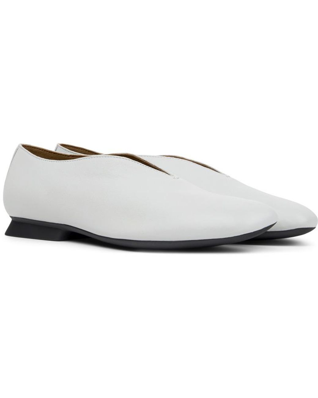 Camper White Ballerinas