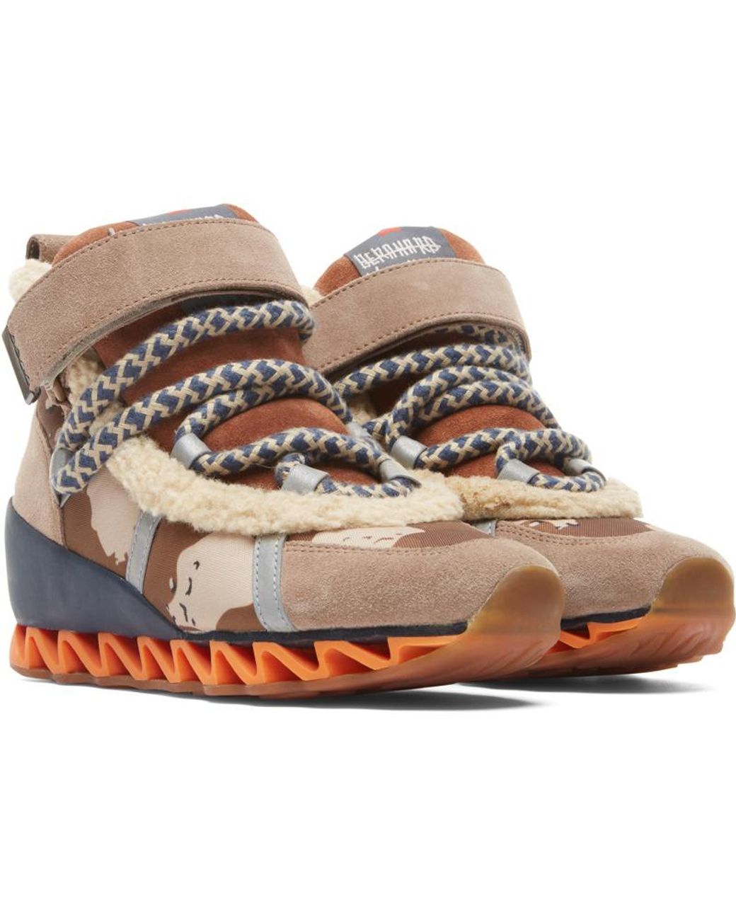 Camper Gray Ankle Boots