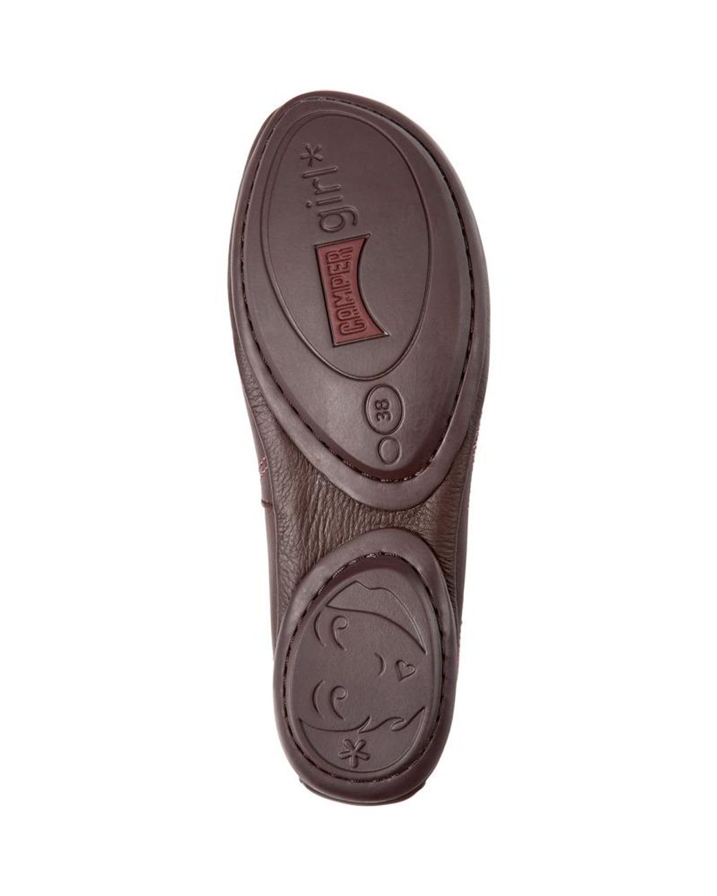 Camper Brown Ballerinas