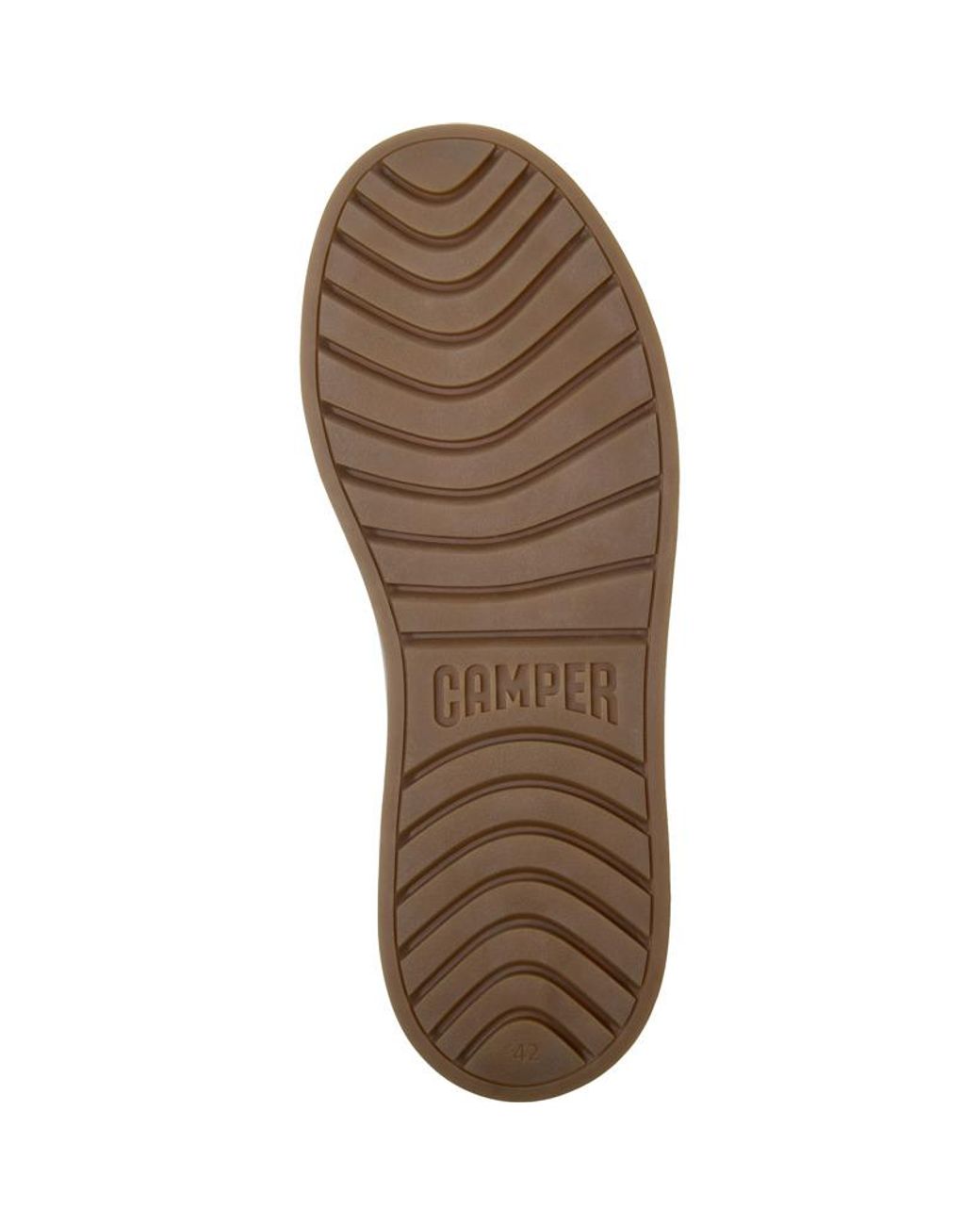 Camper Brown Runner Twentyfive Mid-Top Smooth Leather Trainers With Padded Ankle for men