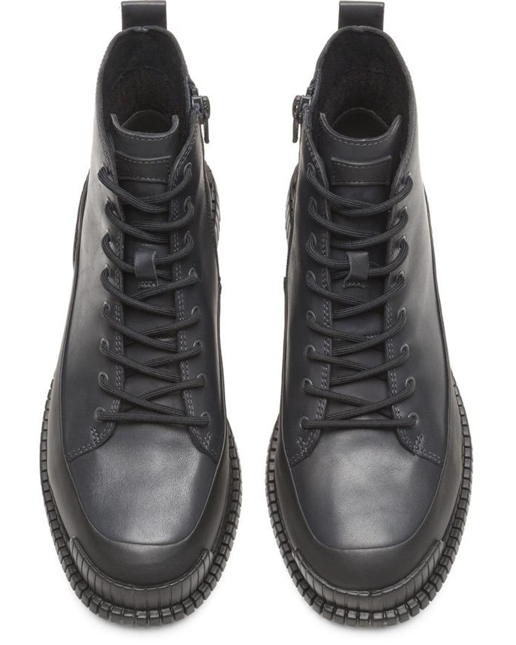 Camper Gray Ankle Boots