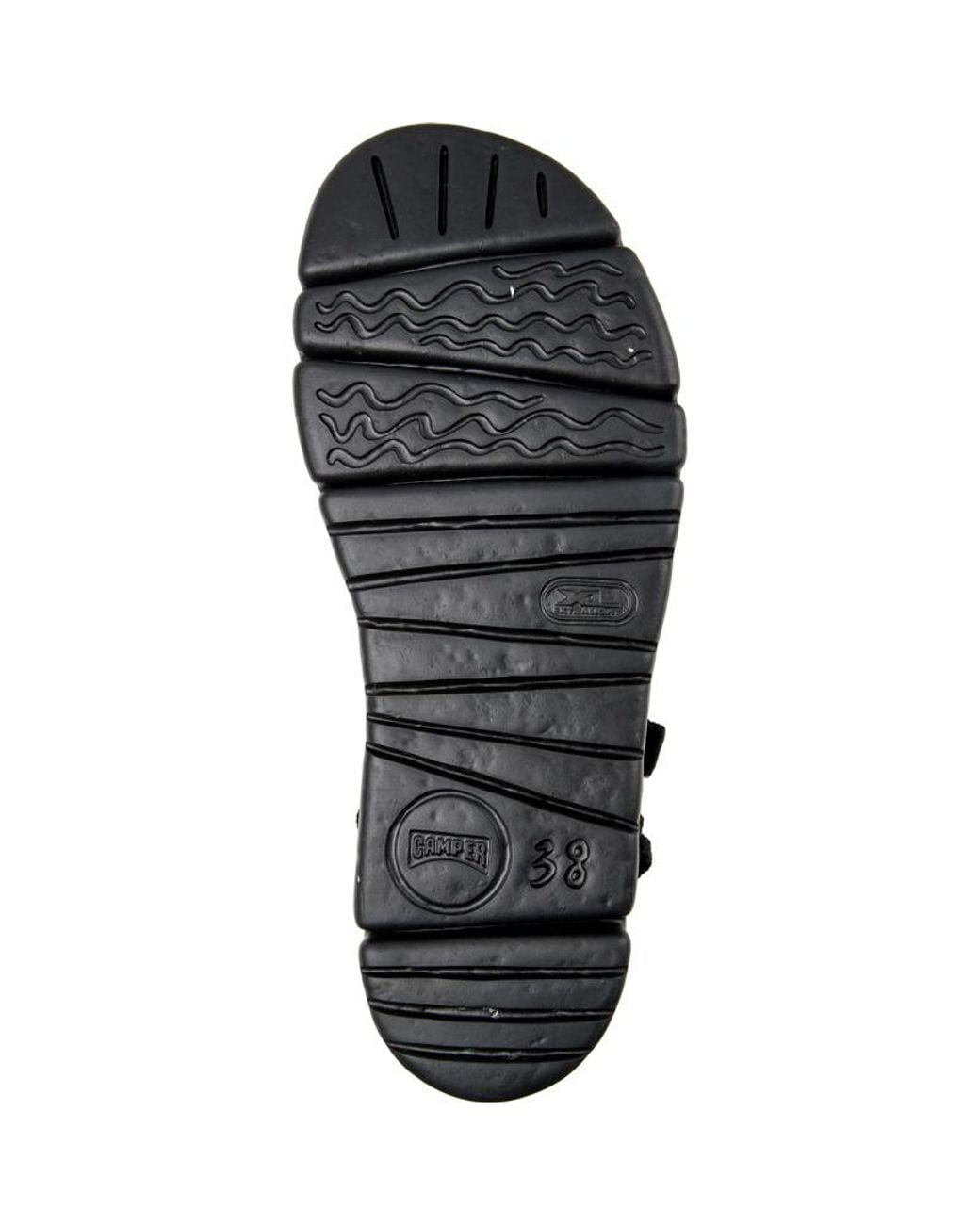 Camper Black Recycled Pet Sandals