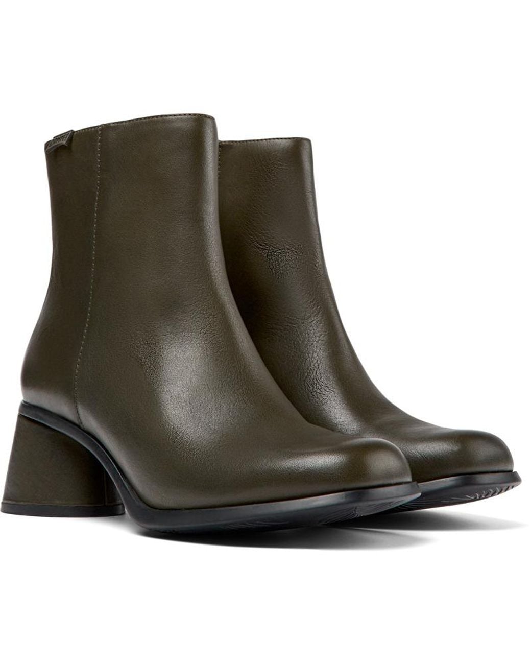 Camper Green Ankle Boots