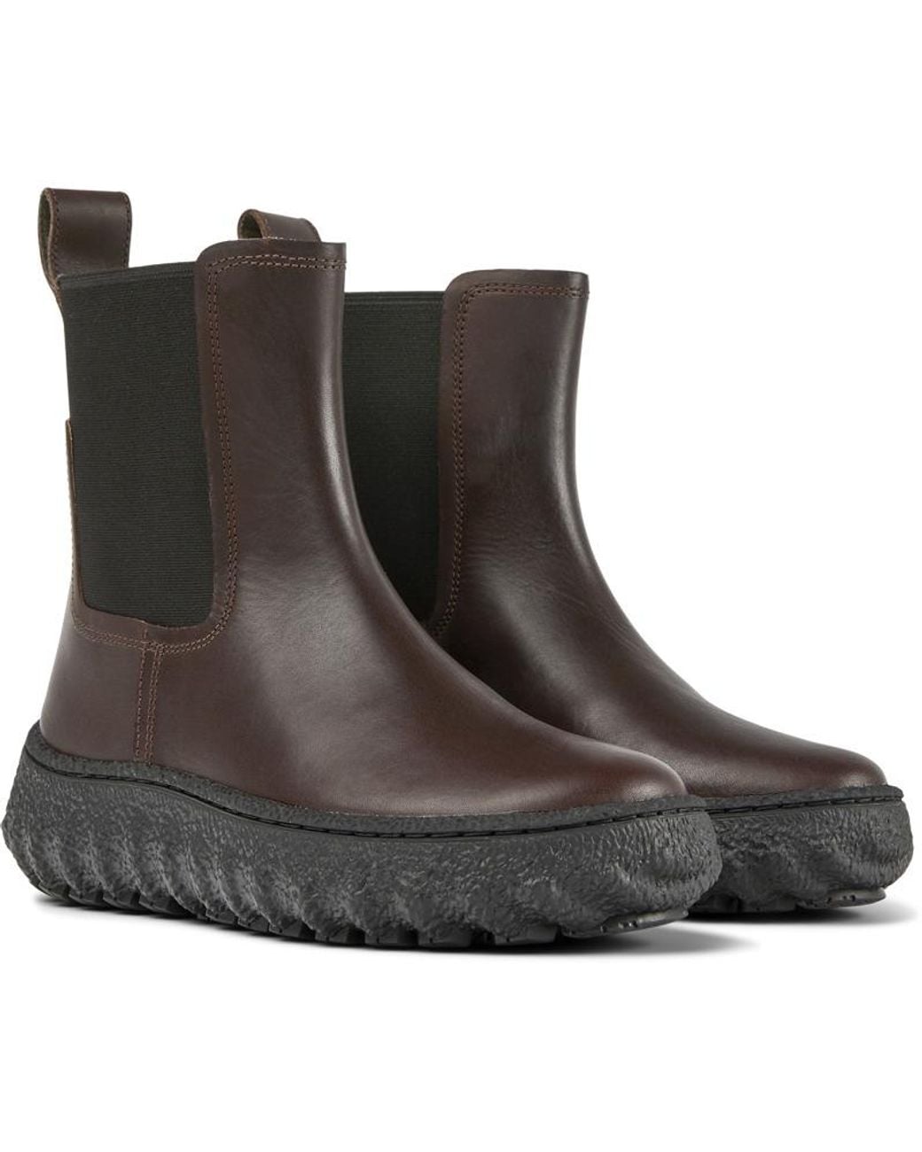 Camper Brown Ground Booties