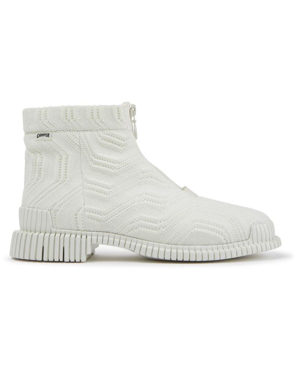 Camper Gray Ankle Boots