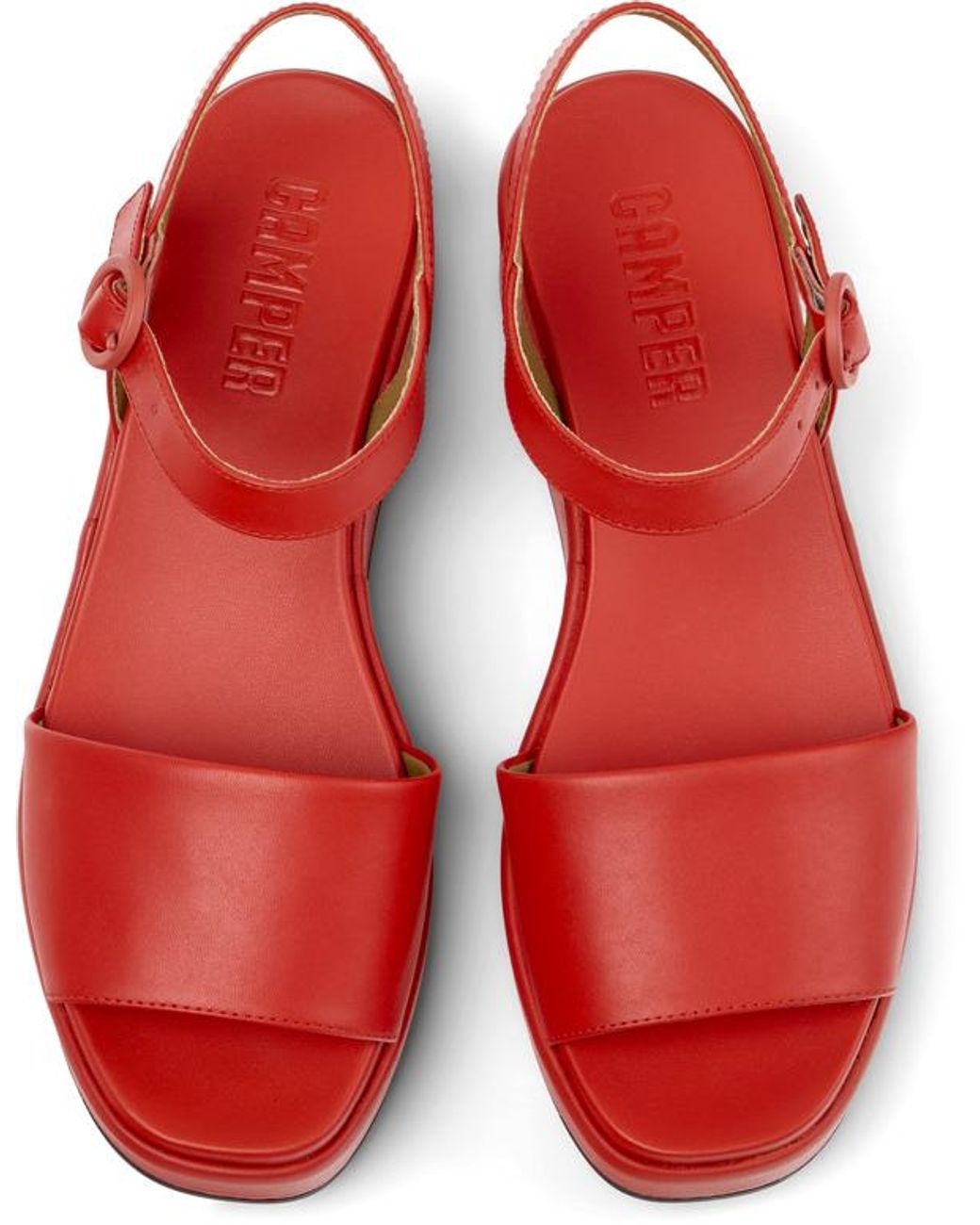 Camper Red Misia Platform Sandal