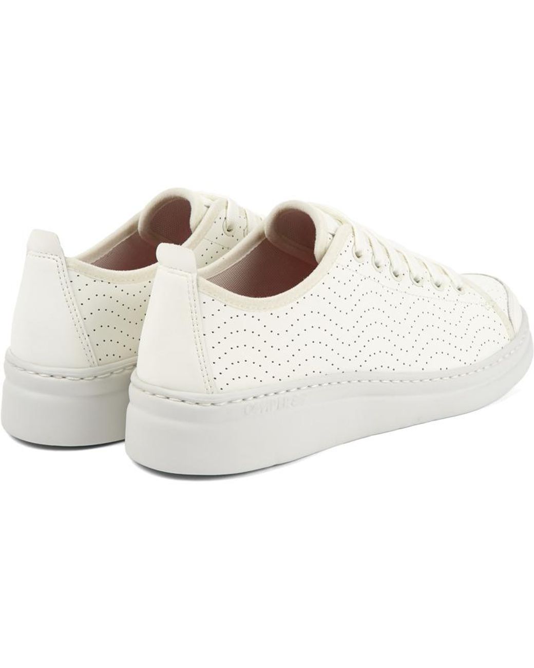 Camper White Runner Up Perforated Sneakers