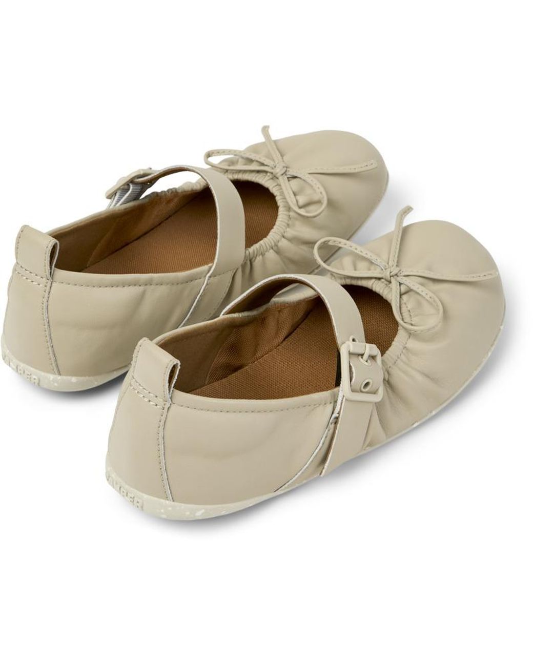 Camper White Ballerinas