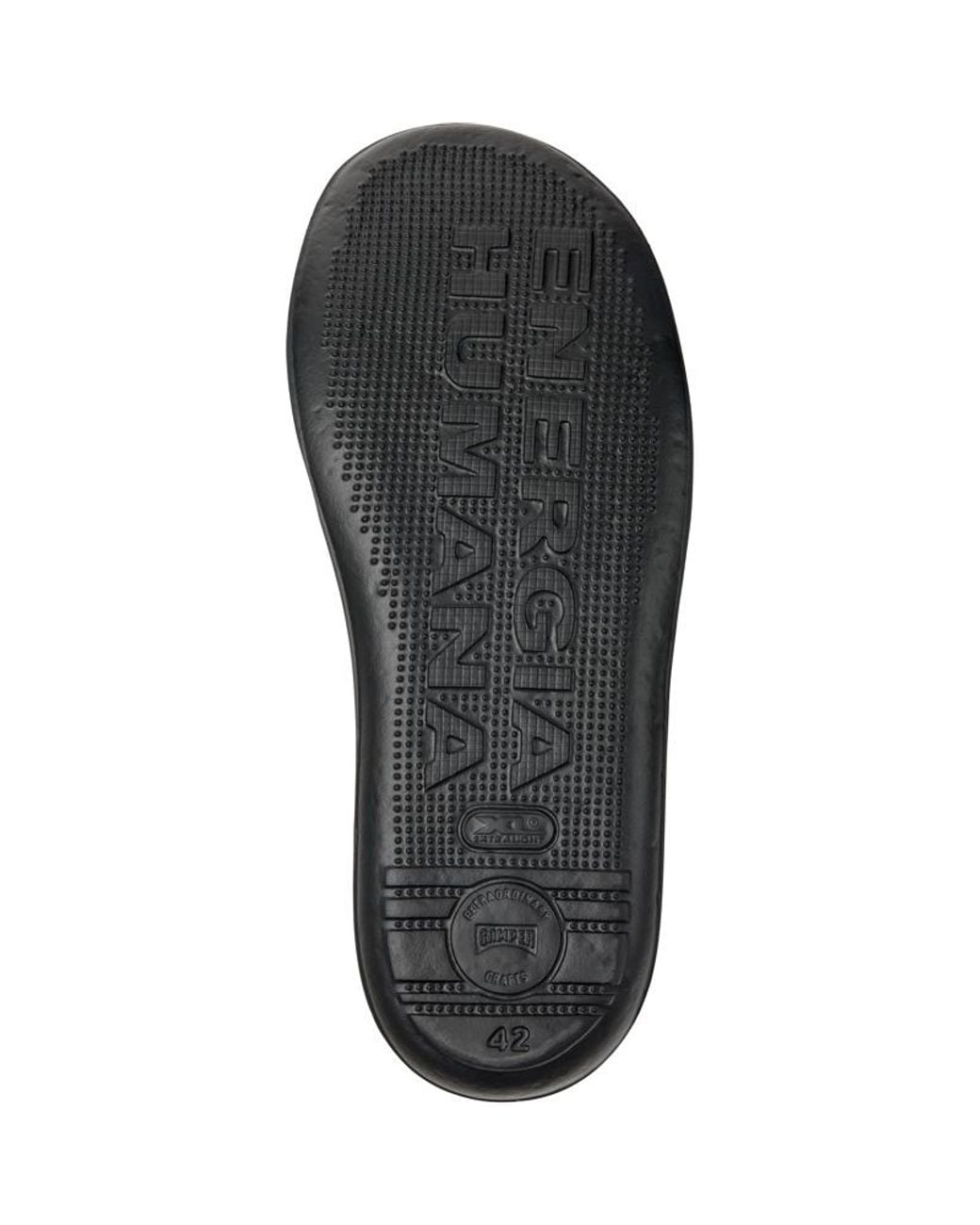 Camper Black Leather Ankle Boots for men