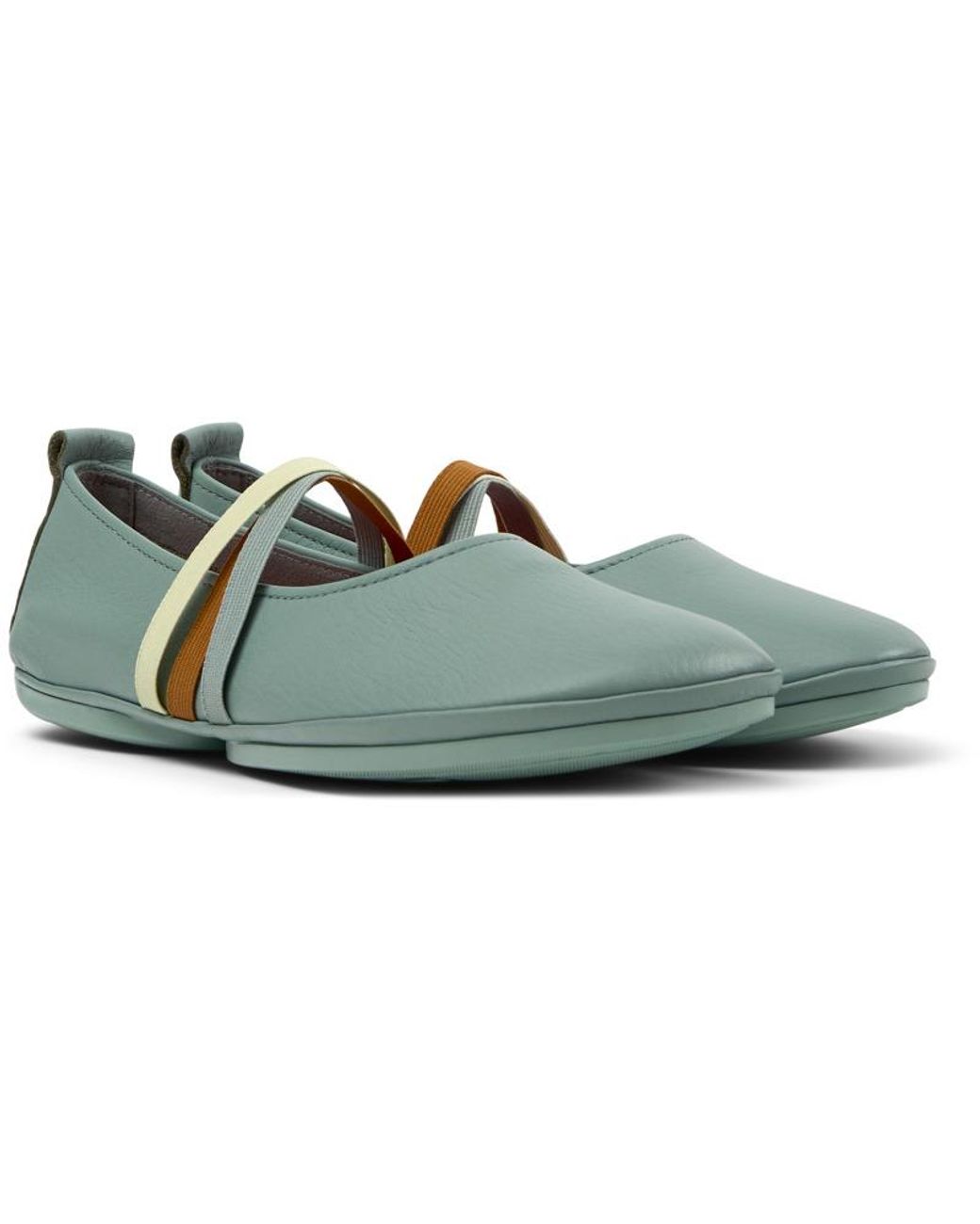 Camper Green Ballerinas