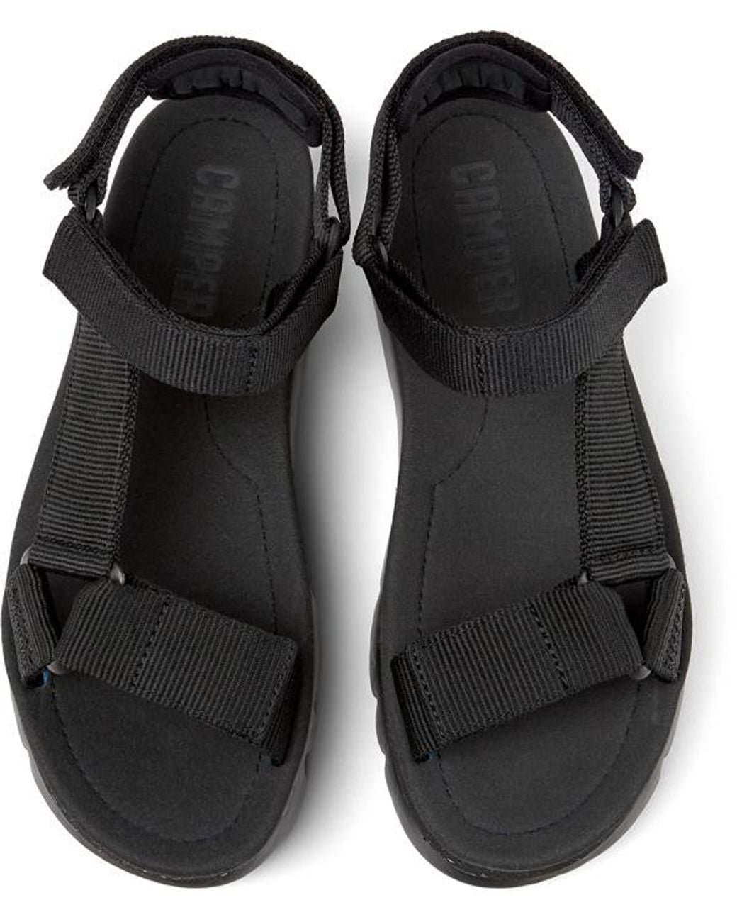 Camper Black Recycled Pet Sandals